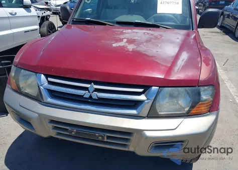2002 Mitsubishi Montero Xls из США, поврежденный, VIN JA4MW31R32J030647
